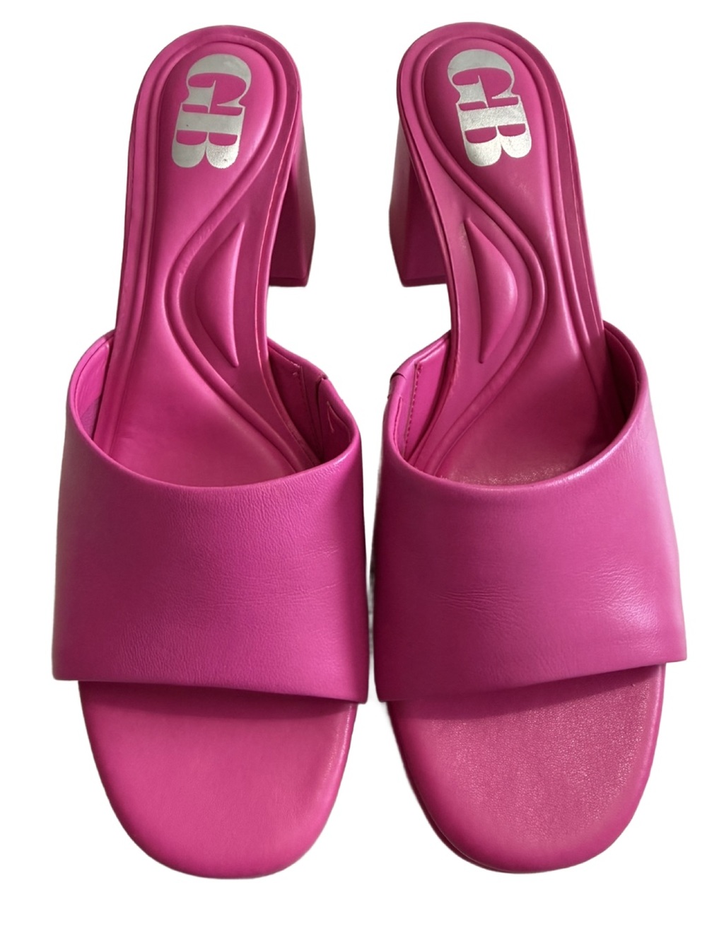 Gianni Bini Barbie Pink Slide Mules. Size 7 1/2 - Picture 3 of 10